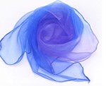 Chiffon tørklæde, blå/lilla